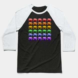 Pug Pride LGBT Rainbow Flag Gay Dog Lover Baseball T-Shirt